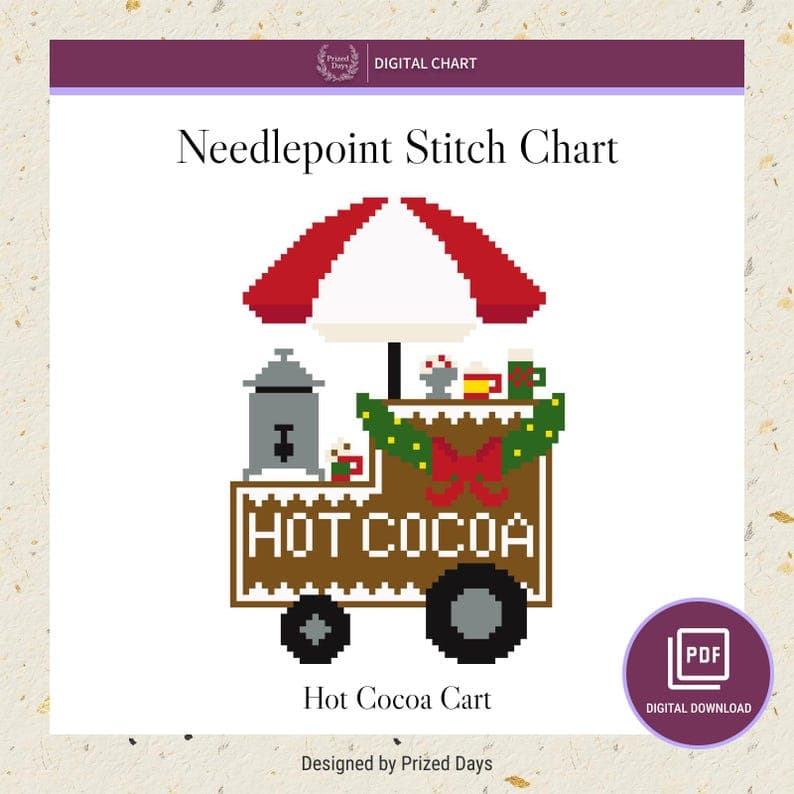 Gingerbread Hot Cocoa Cart