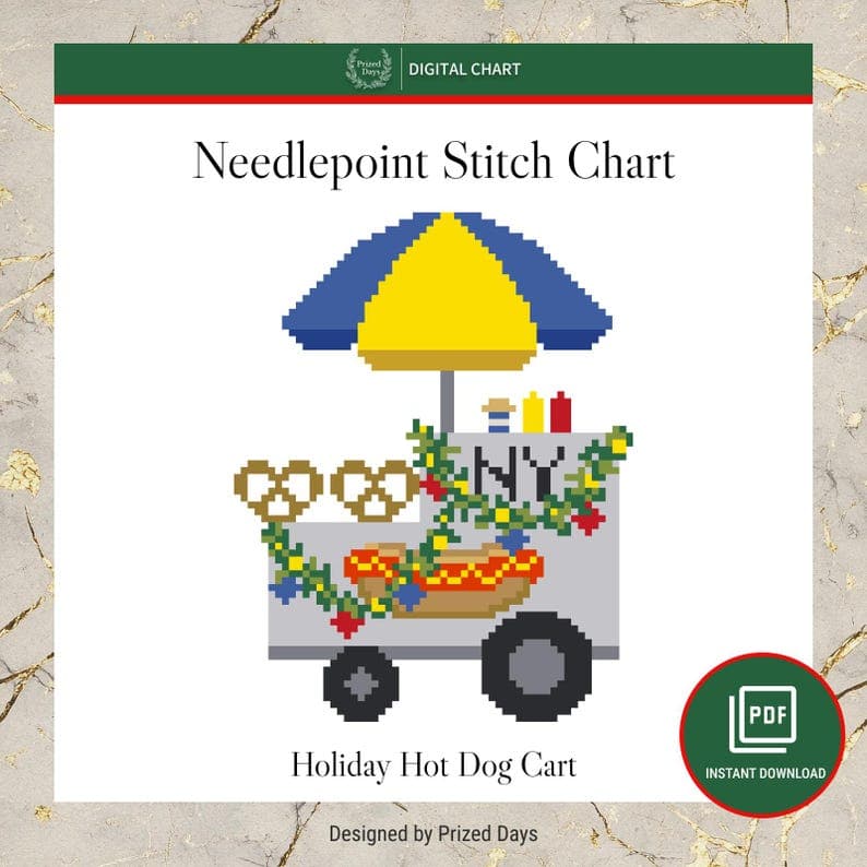 Holiday Hot Dog Cart