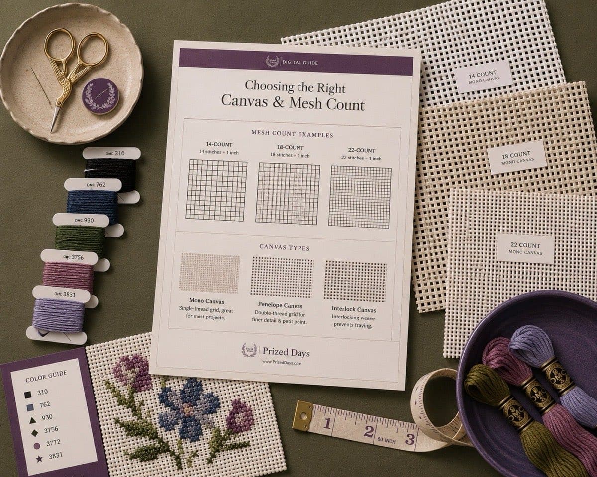 Choosing the Right Canvas & Mesh Count
