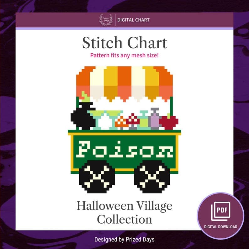 Halloween Poison Cart